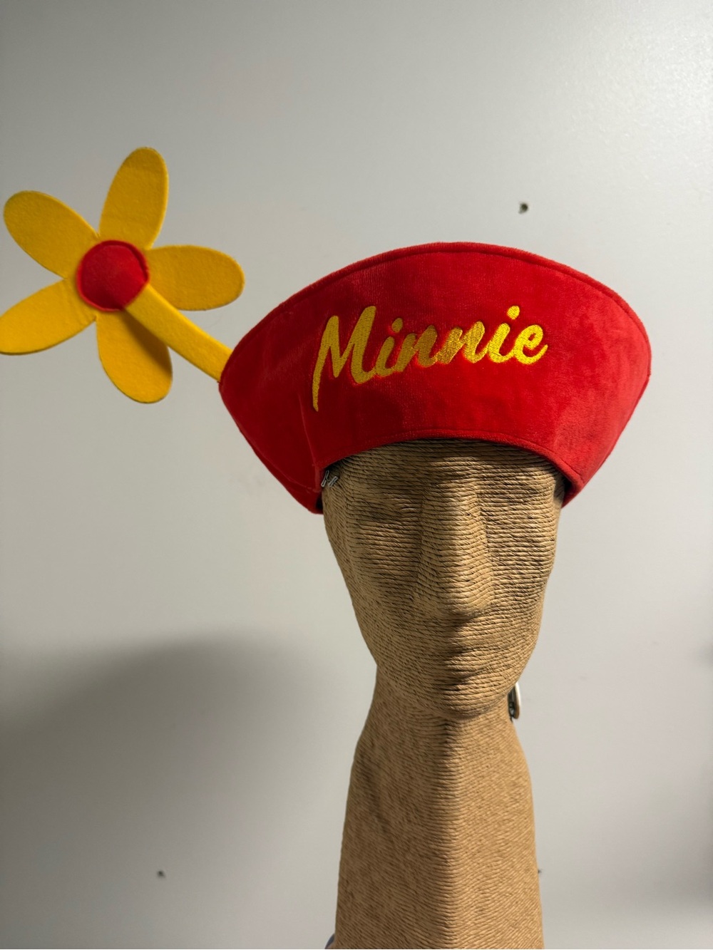 Minnie Mouse Red Flower Sailor Hat